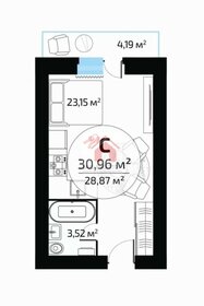 Квартира 31 м², студия - изображение 2