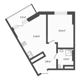 Квартира 31,8 м², 1-комнатная - изображение 1