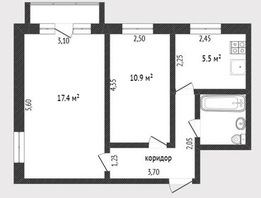 Квартира 43,1 м², 2-комнатная - изображение 2
