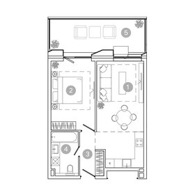 Квартира 50 м², 2-комнатная - изображение 2