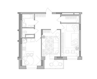 Квартира 66 м², 2-комнатная - изображение 2