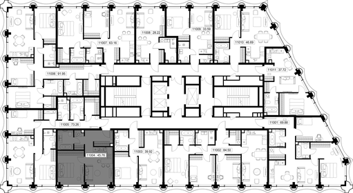 Квартира 45,8 м², 1-комнатная - изображение 3