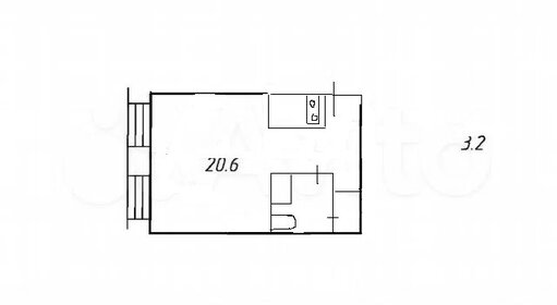 Квартира 27,6 м², студия - изображение 1