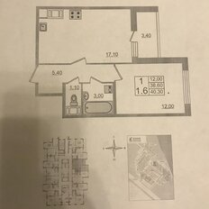 Квартира 40 м², 1-комнатная - изображение 2