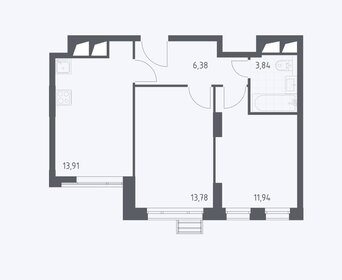 Квартира 49,1 м², 3-комнатные - изображение 1