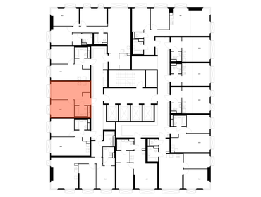 Квартира 33,7 м², 1-комнатная - изображение 2
