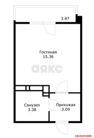 Квартира 22,1 м², студия - изображение 1