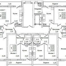 Квартира 40,7 м², 1-комнатная - изображение 2