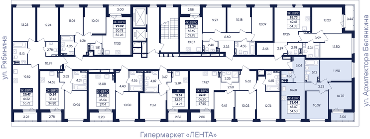 Квартира 64,6 м², 3-комнатная - изображение 4
