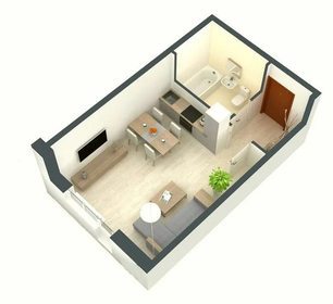 Квартира 17 м², студия - изображение 5