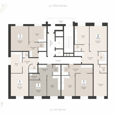 Квартира 47,3 м², 1-комнатная - изображение 3