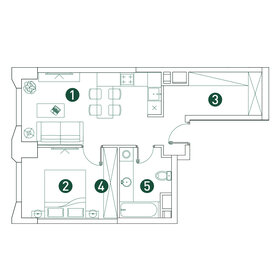 Квартира 47,4 м², 2-комнатная - изображение 2