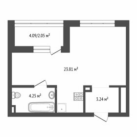 Квартира 33,9 м², студия - изображение 1
