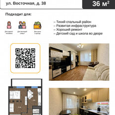 Квартира 35,5 м², 1-комнатная - изображение 3