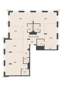 Квартира 217 м², 5-комнатная - изображение 1