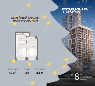 Квартира 42 м², 2-комнатная - изображение 1