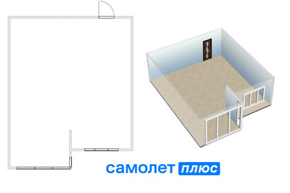 Квартира 43,3 м², студия - изображение 1