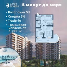 Квартира 54,4 м², 2-комнатные - изображение 3