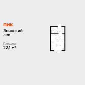 Квартира 22,1 м², студия - изображение 1