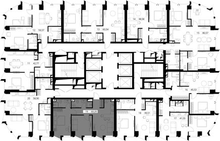 Квартира 59,7 м², 2-комнатная - изображение 3