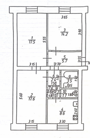 Квартира 72,9 м², 3-комнатная - изображение 4
