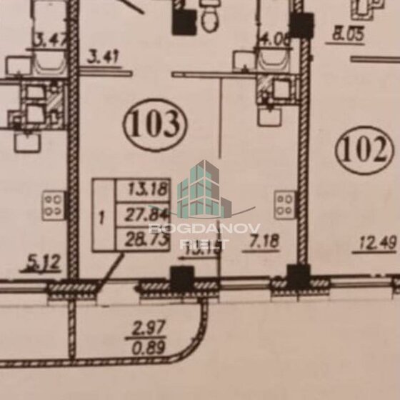 25 м², квартира-студия 4 990 000 ₽ - изображение 34