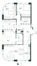 Квартира 155 м², 5-комнатная - изображение 1