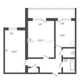 Квартира 45,1 м², 2-комнатная - изображение 1