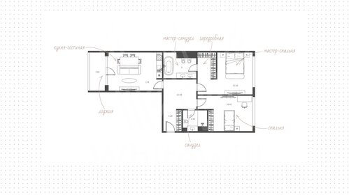 Квартира 100 м², 2-комнатная - изображение 5