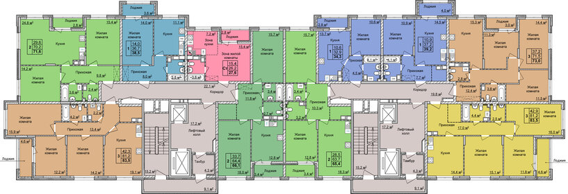 Квартира 34,3 м², 1-комнатная - изображение 2