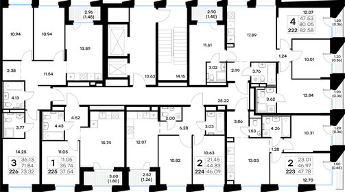 Квартира 73,3 м², 3-комнатная - изображение 2