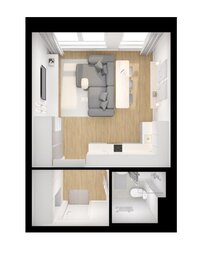 Квартира 25,4 м², студия - изображение 2