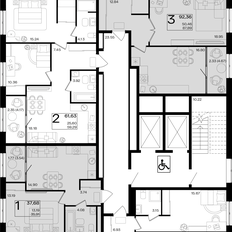 Квартира 92,4 м², 3-комнатная - изображение 2