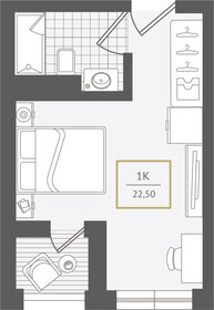 Квартира 22,7 м², студия - изображение 1