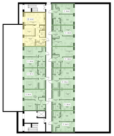Квартира 38,5 м², 1-комнатная - изображение 2