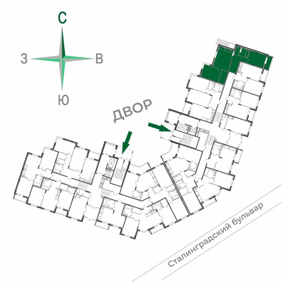 60,6 м², 3-комнатная квартира 7 535 447 ₽ - изображение 18