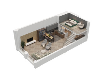 Квартира 66 м², 1-комнатная - изображение 2