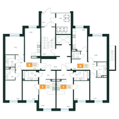 Квартира 57,7 м², 2-комнатная - изображение 2