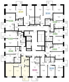 Квартира 52,3 м², 2-комнатная - изображение 1