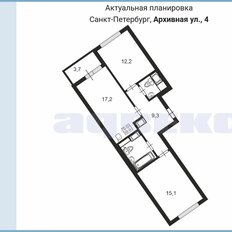 Квартира 60,3 м², 2-комнатная - изображение 5