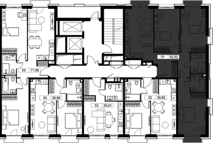 Квартира 92,8 м², 3-комнатная - изображение 3