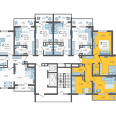 Квартира 80,5 м², 3-комнатная - изображение 2
