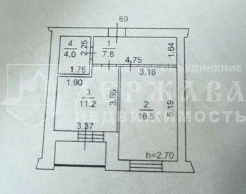 Квартира 39 м², 1-комнатная - изображение 1