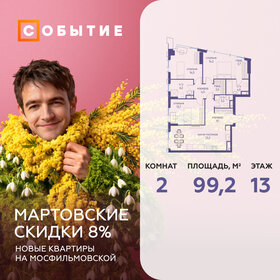 Квартира 99,2 м², 2-комнатная - изображение 1