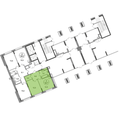 Квартира 36,7 м², 1-комнатная - изображение 2