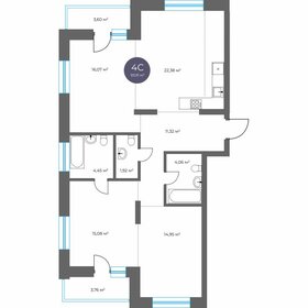 Квартира 93,9 м², 4-комнатная - изображение 1