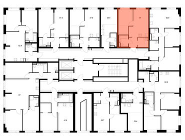 Квартира 37,8 м², 1-комнатная - изображение 2