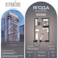 Квартира 30 м², 1-комнатная - изображение 3