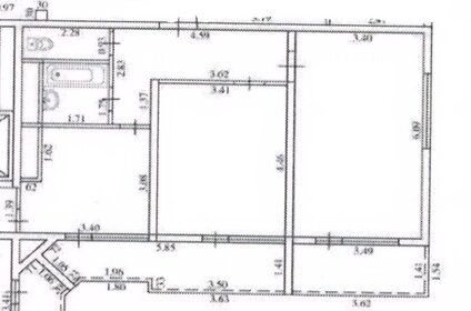 Квартира 74 м², 2-комнатная - изображение 2
