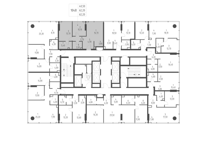57,4 м², 2-комнатная квартира 27 900 000 ₽ - изображение 155